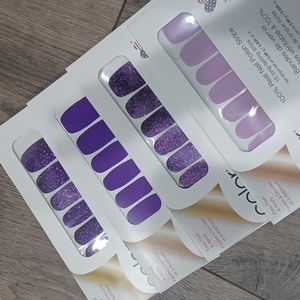 NEW Color Street nail strips purple bundle.